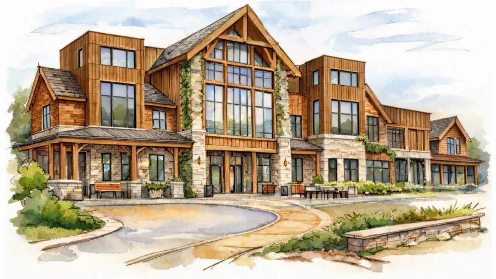 Illustration of building