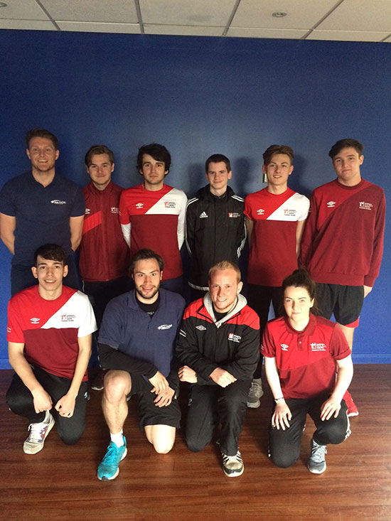 Solent students playing at a homeless tournament
