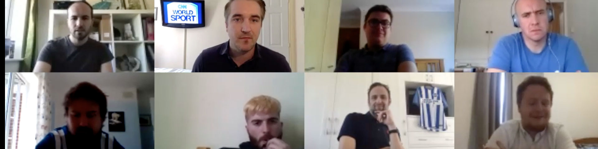 Solent's journalism students on a Zoom lecture during lockdown