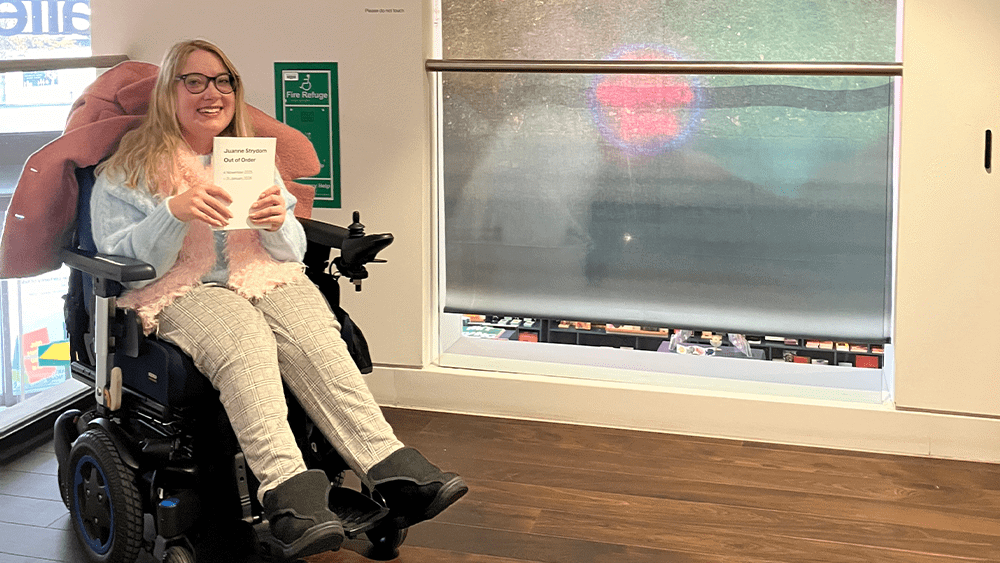 Juanrie Strydom at the John Hansard Gallery.