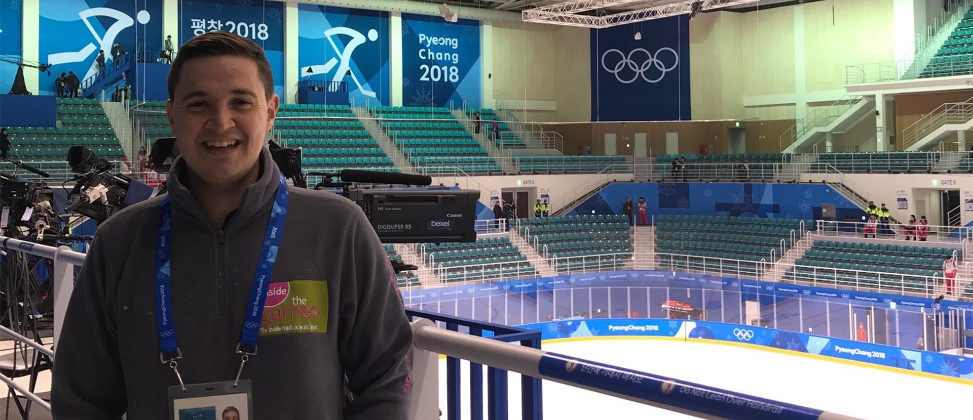 Liam Morgan at the olympics