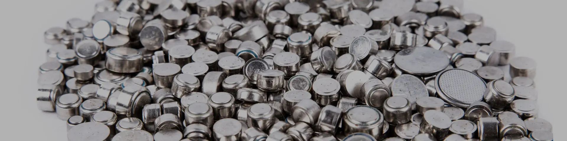 A pile of lithium batteries