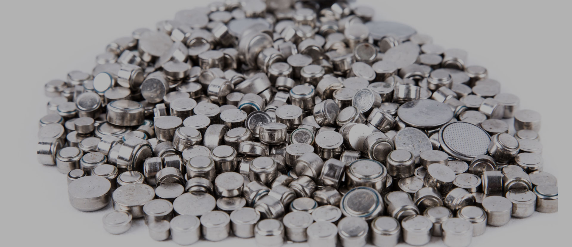 A pile of lithium batteries