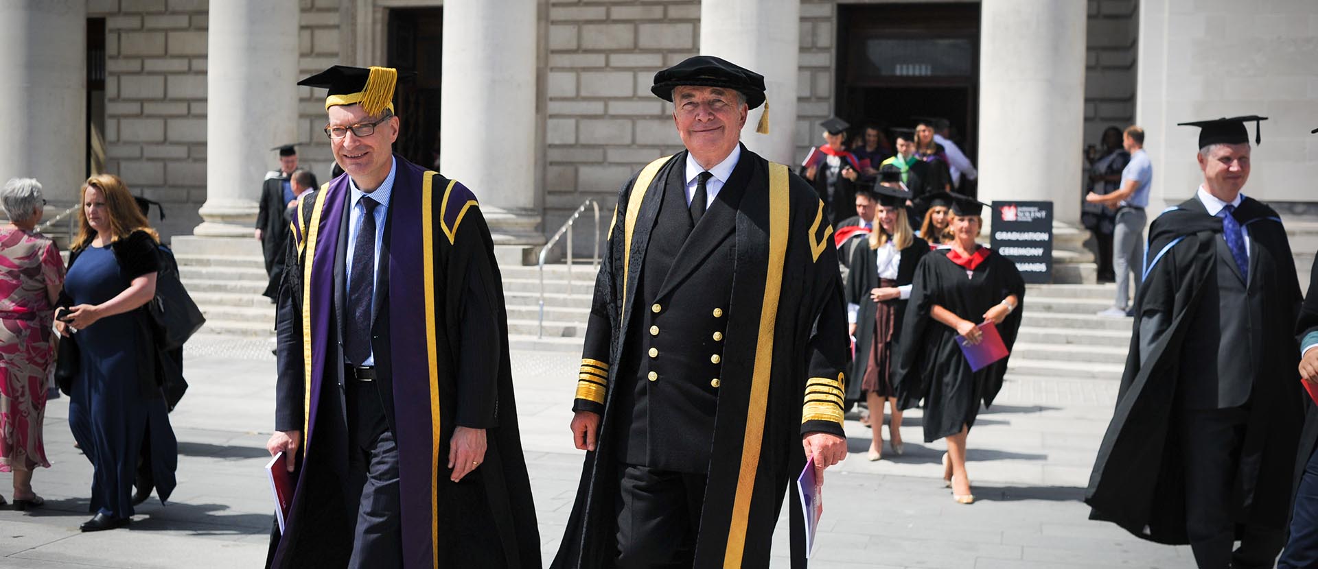 Lord West at graduation