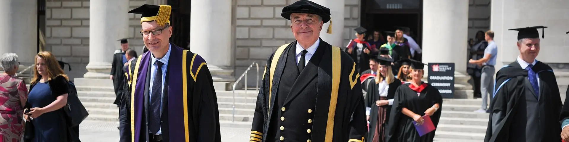 Lord West at graduation