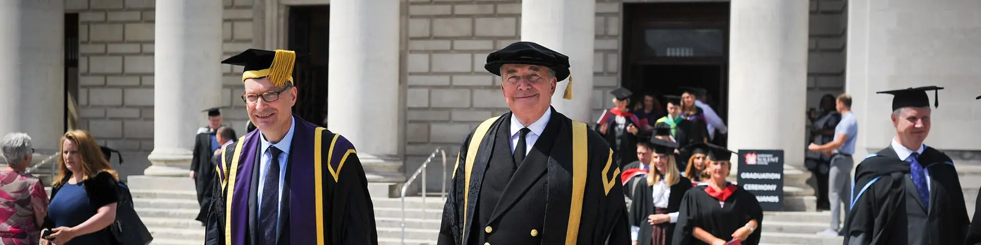 Lord West at graduation