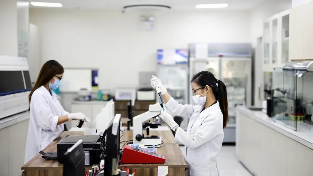 Medical research lab