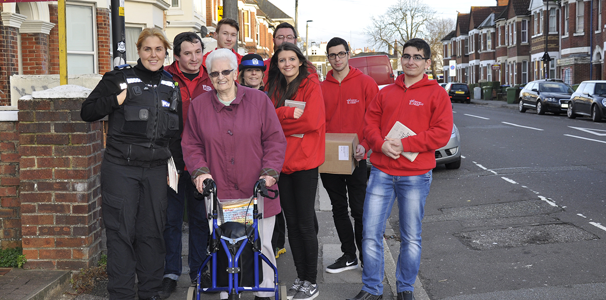Solent students helping the community