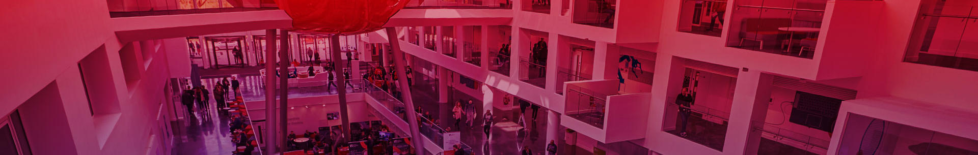 The Spark atrium and The Pod at Solent University