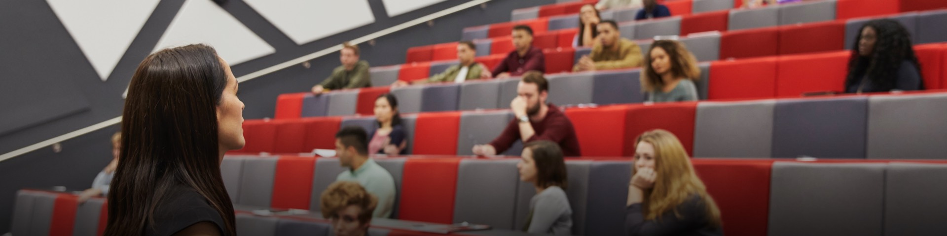 Students in a lecture at Solent University