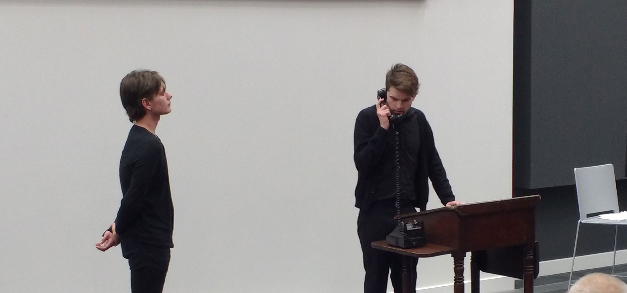 Students performing