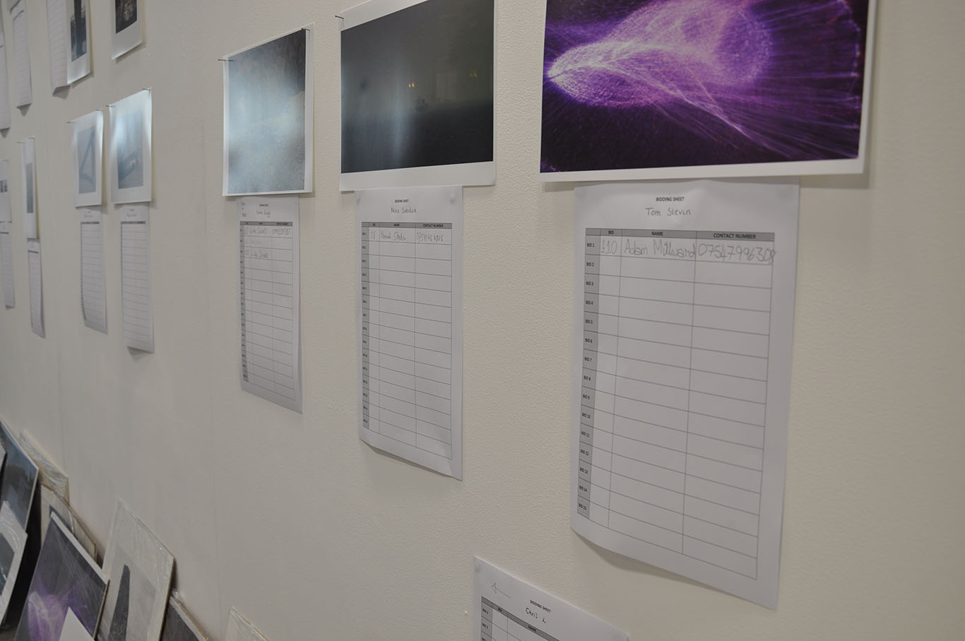 Penta Prism silent auction bids
