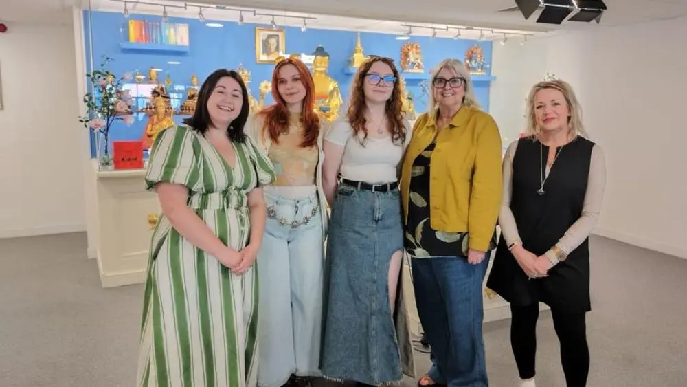 Gemma Pratt (Go Southampton), Louna Crebouw Potez (illustration student), Kitty Gray (Accountancy student), Gail (not sure of surname!, Director of Kadampa Meditation Centre, and Lesley Taylor, Senior Lecturer Re:So