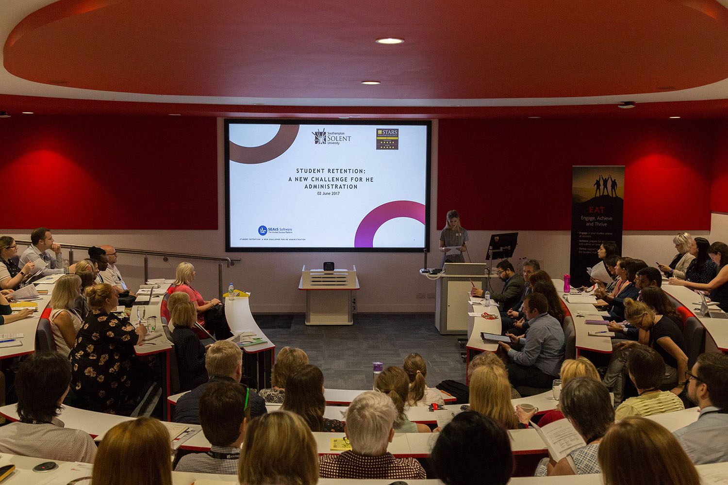 Participants at the retention conference
