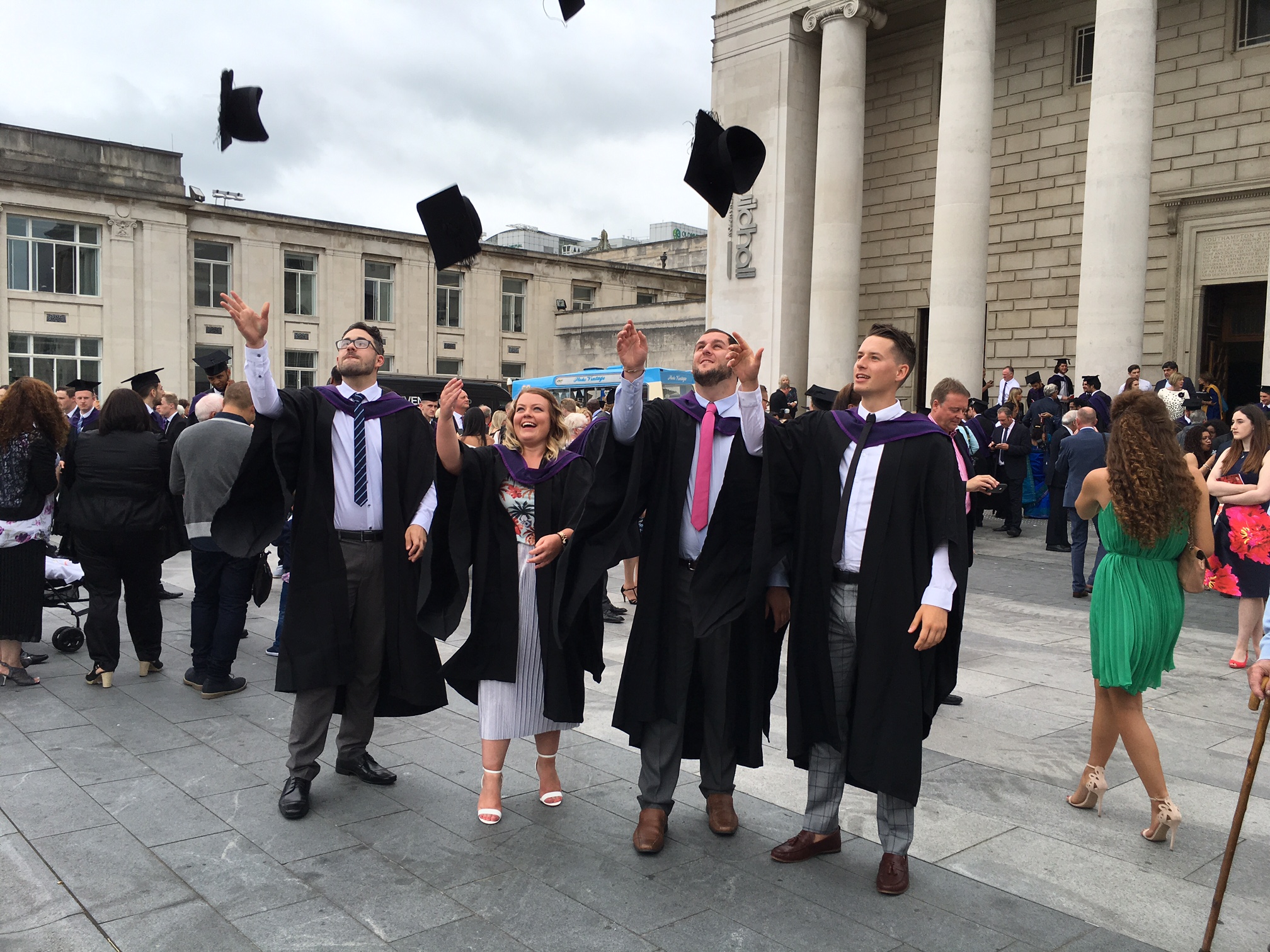 Richard Mann at graduation