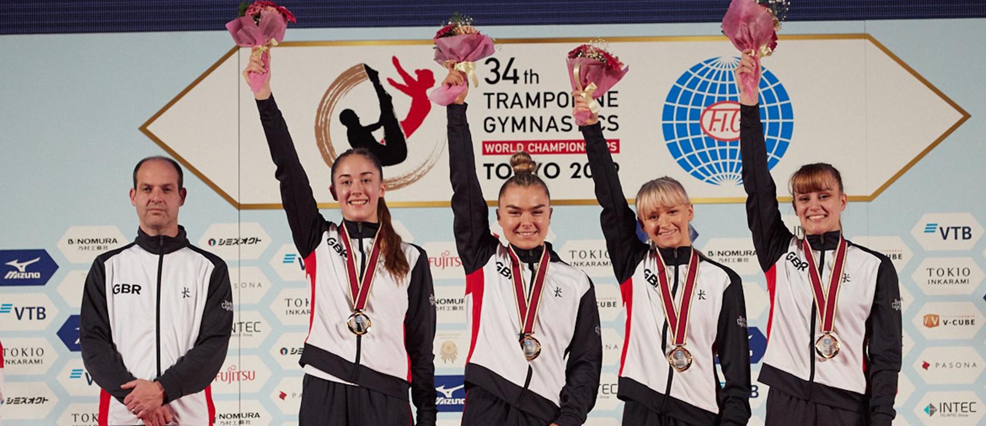 The British tumbling team