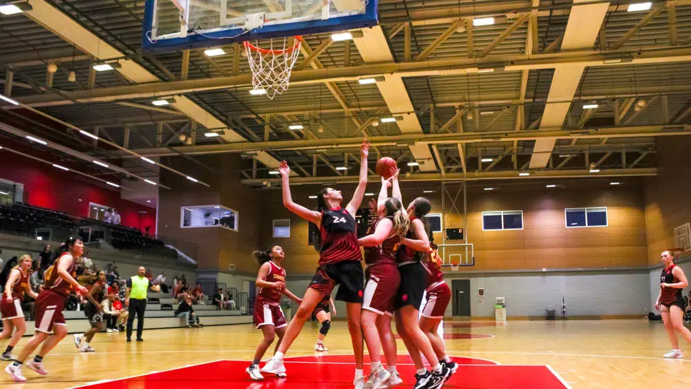 Women's basketball compete in the 2025 Sport at Solent Festival