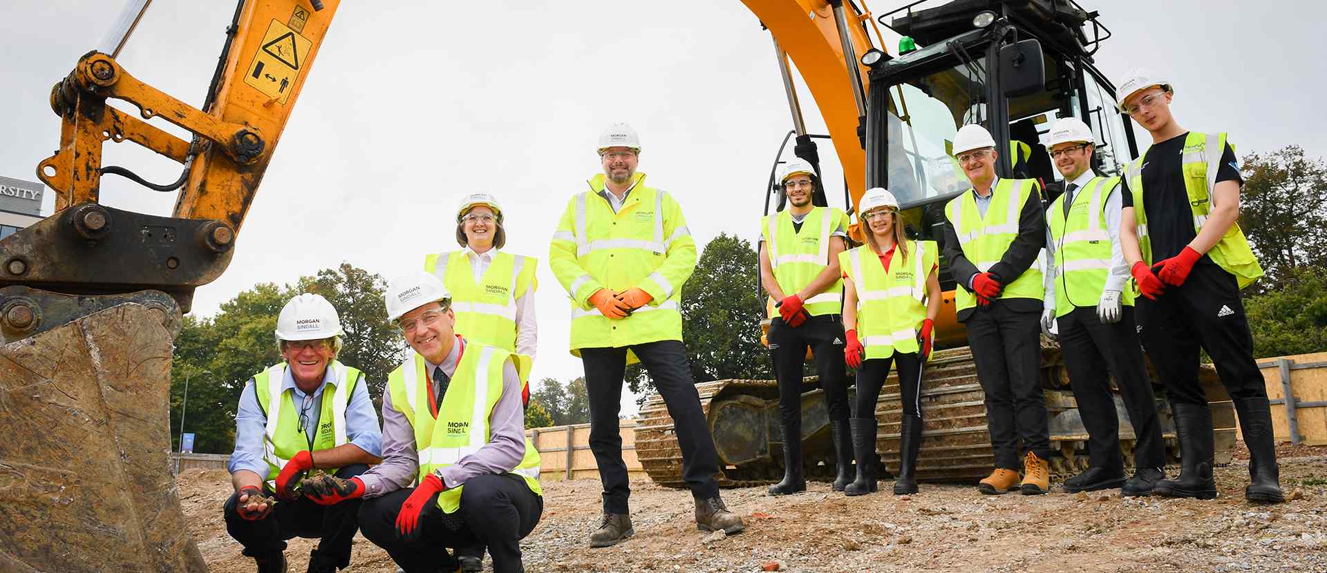 Sports building ground breaking