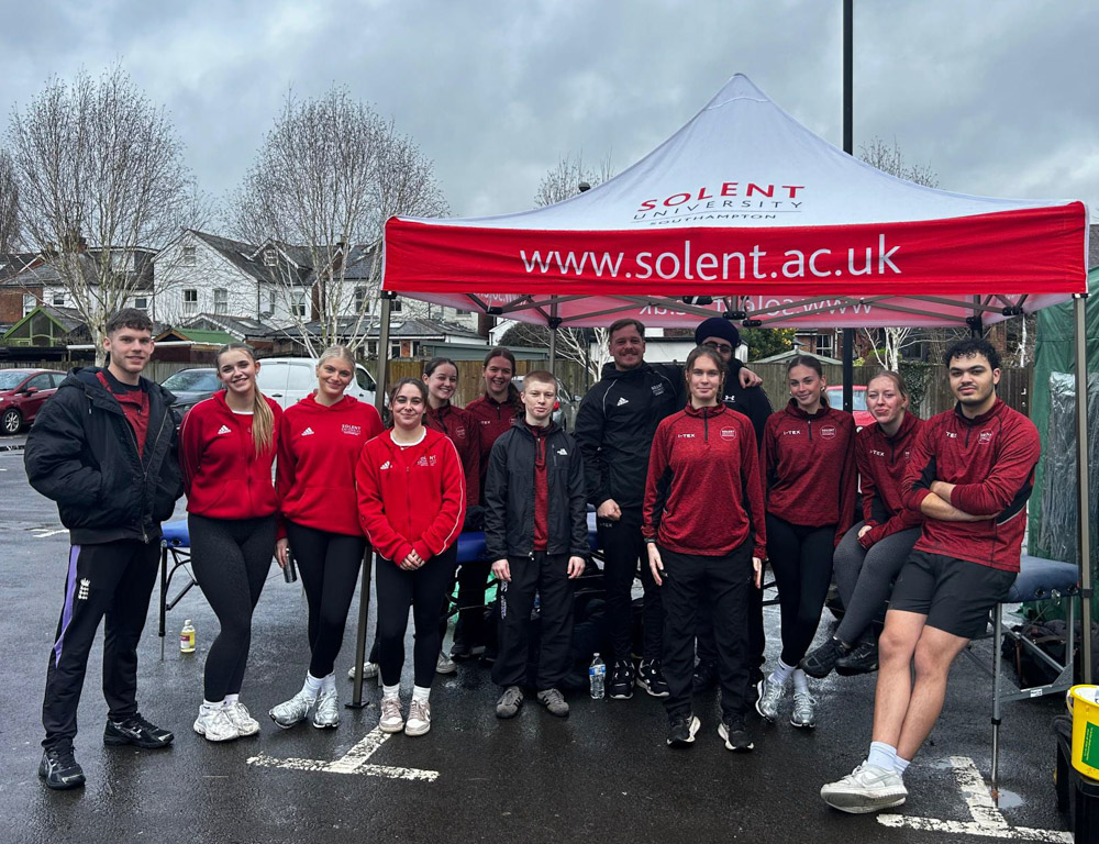 Solent students at the Winchester 10k