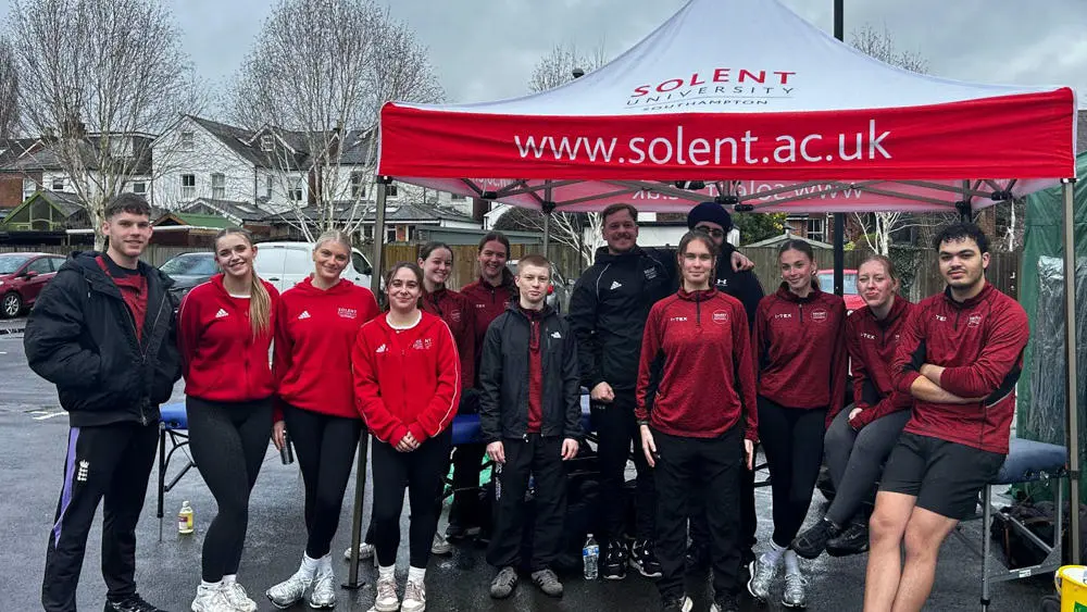 Solent students at the Winchester 10k