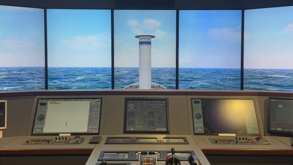 Testing on the university's simulator