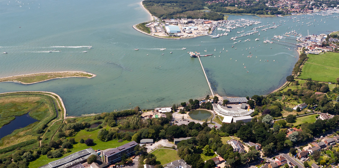 Warsash campus aerial shot
