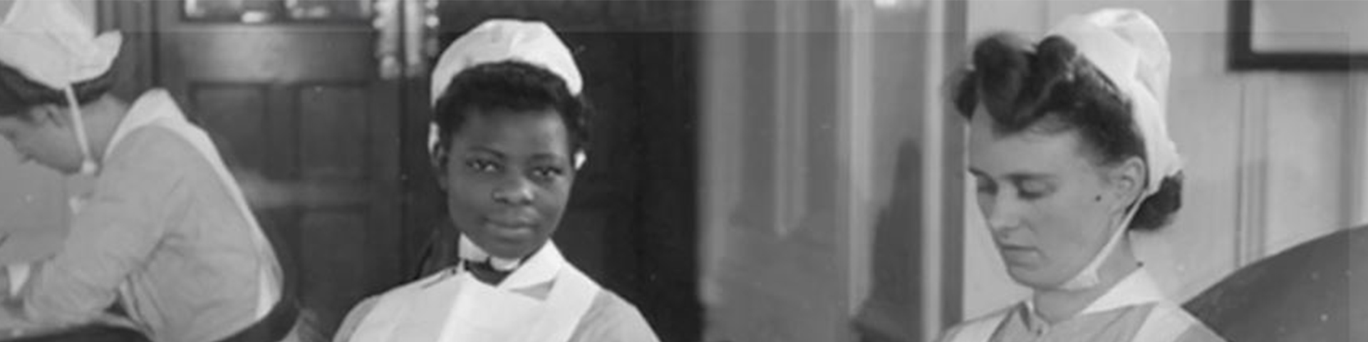 A Jamaican nurse studying in 1950s