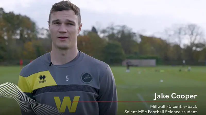 Jack Cooper Millwall FC player and MSc Football Science student