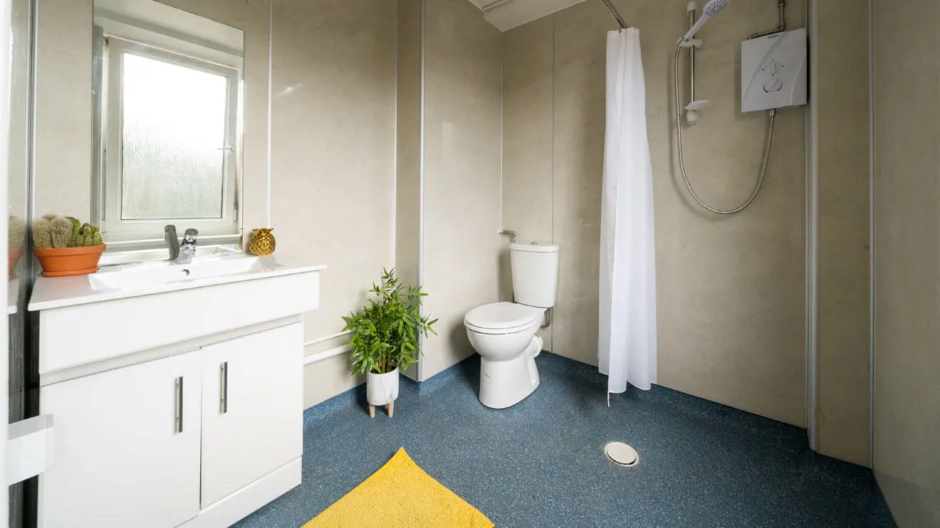 A bathroom in Chantry residence