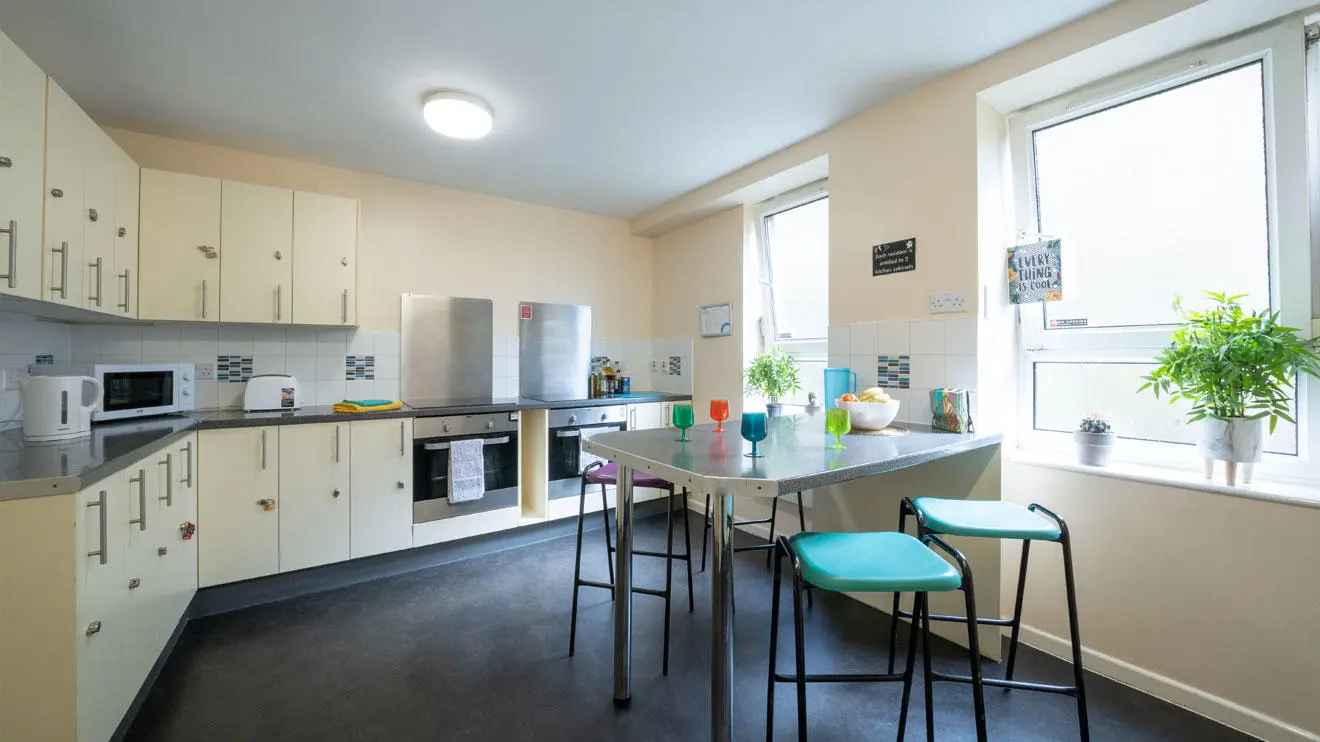 A shared kitchen in Chantry residence