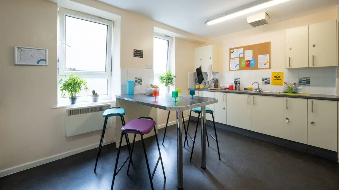 A shared kitchen in Chantry residence