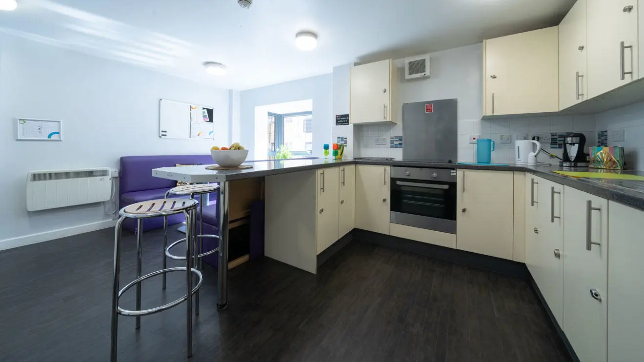 A shared kitchen in Deanery residence