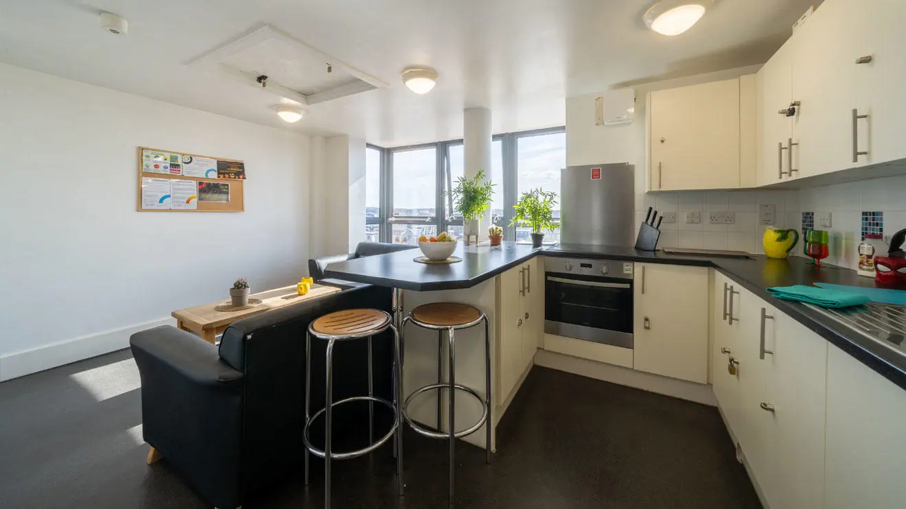 A shared kitchen in Deanery residence