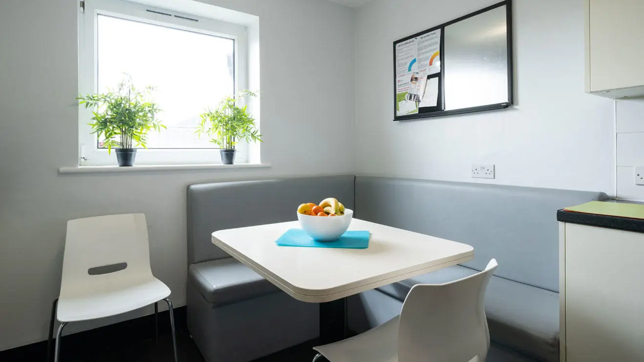 Shared kitchen in Kimber residence