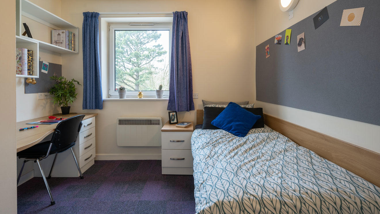 Student room in Kimber residence