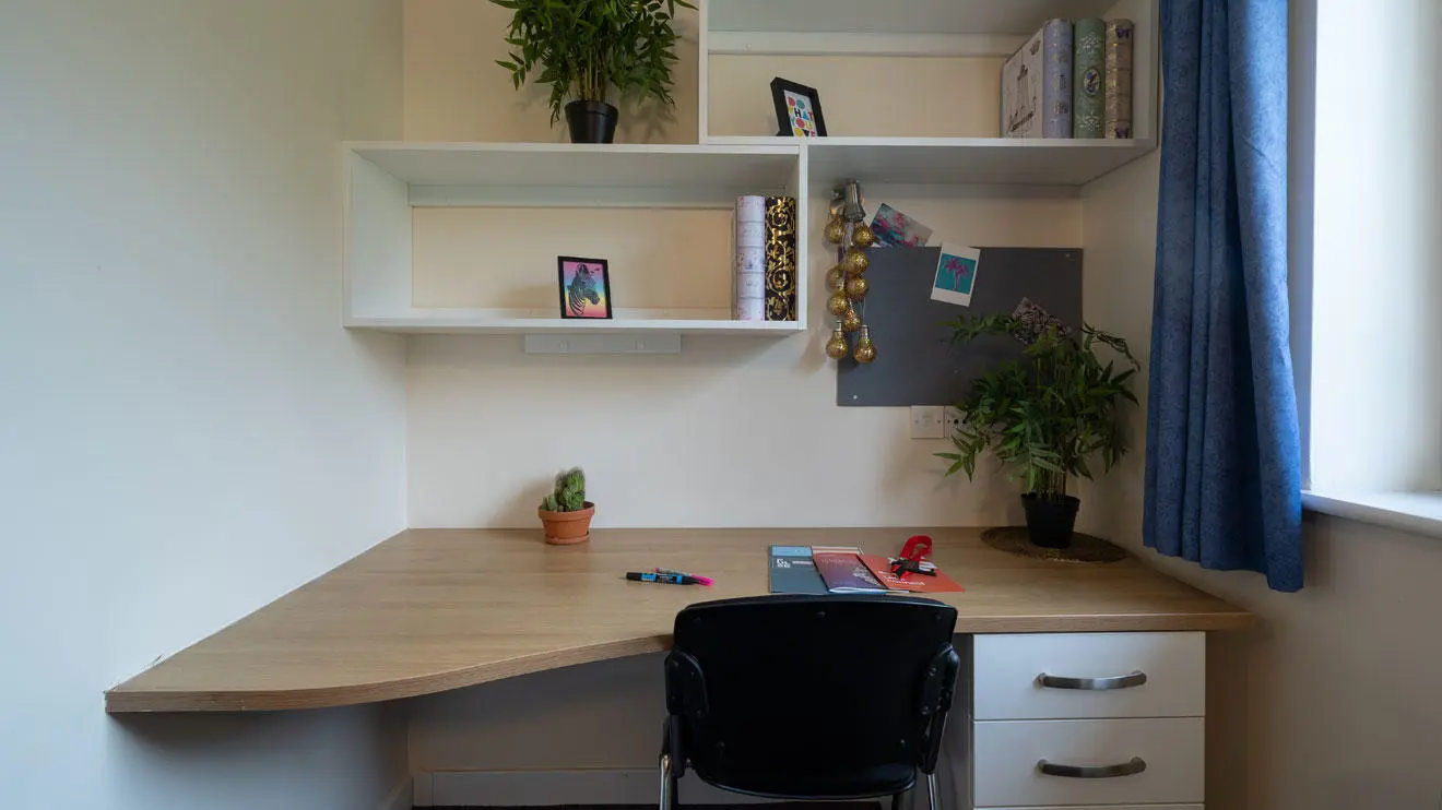 Student room in Kimber residence