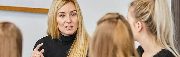 People talking to each other