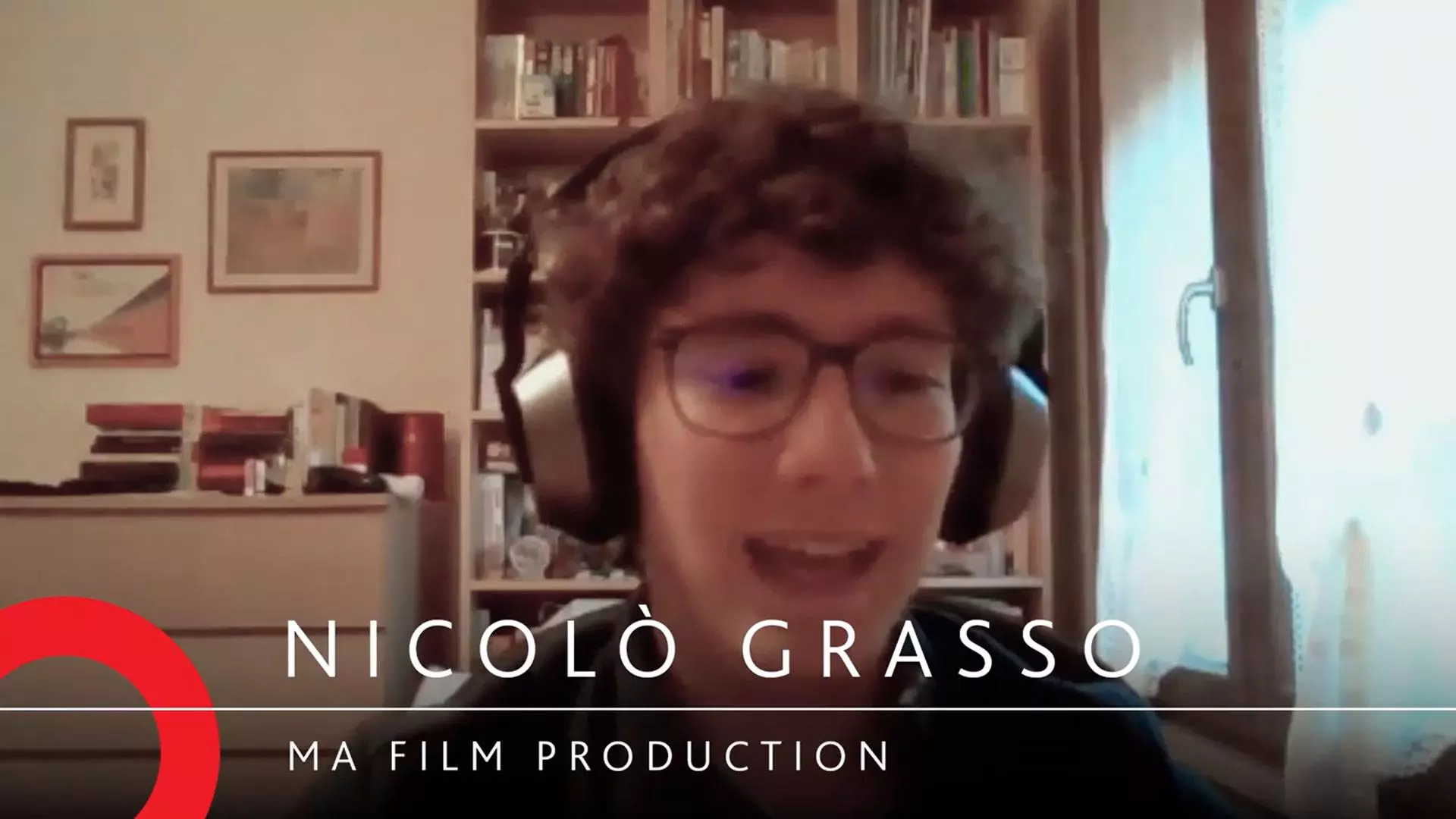 Screenshot of MA Film Production student, Nicolo Grasso