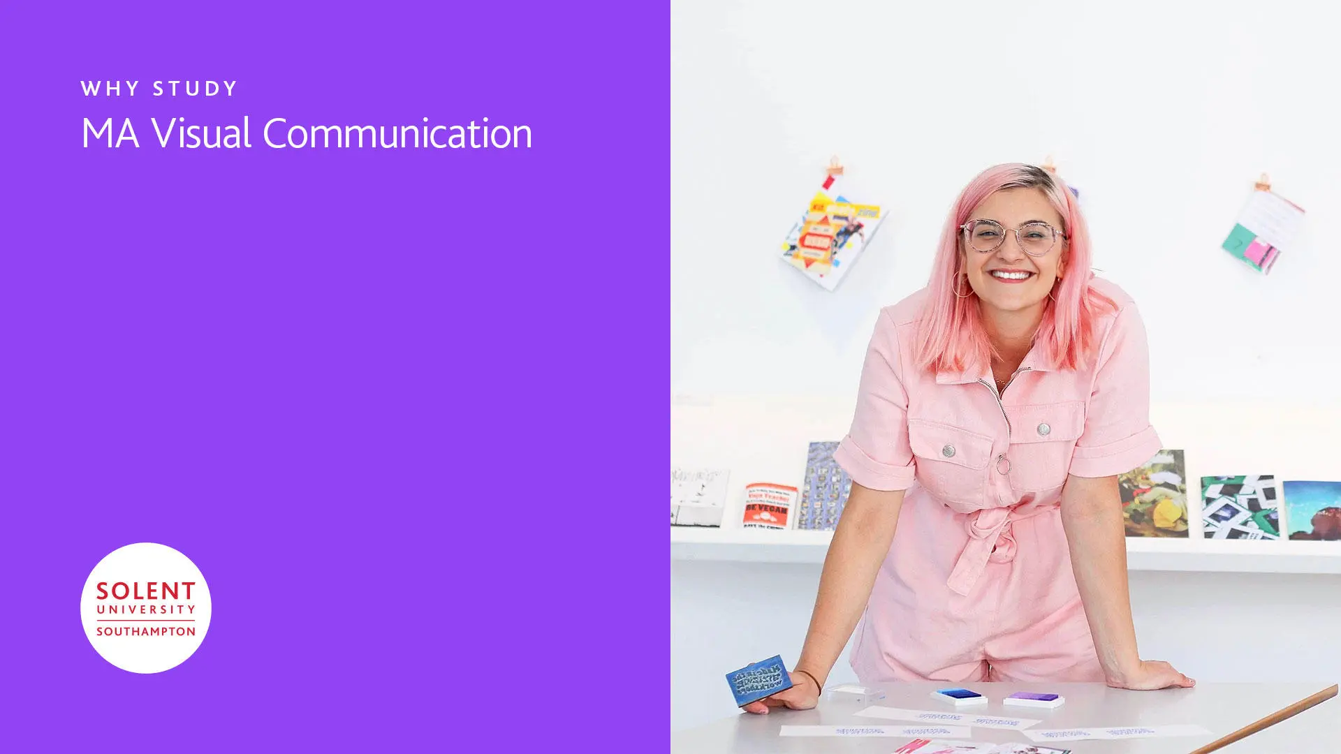 Solent graduate, Ioana