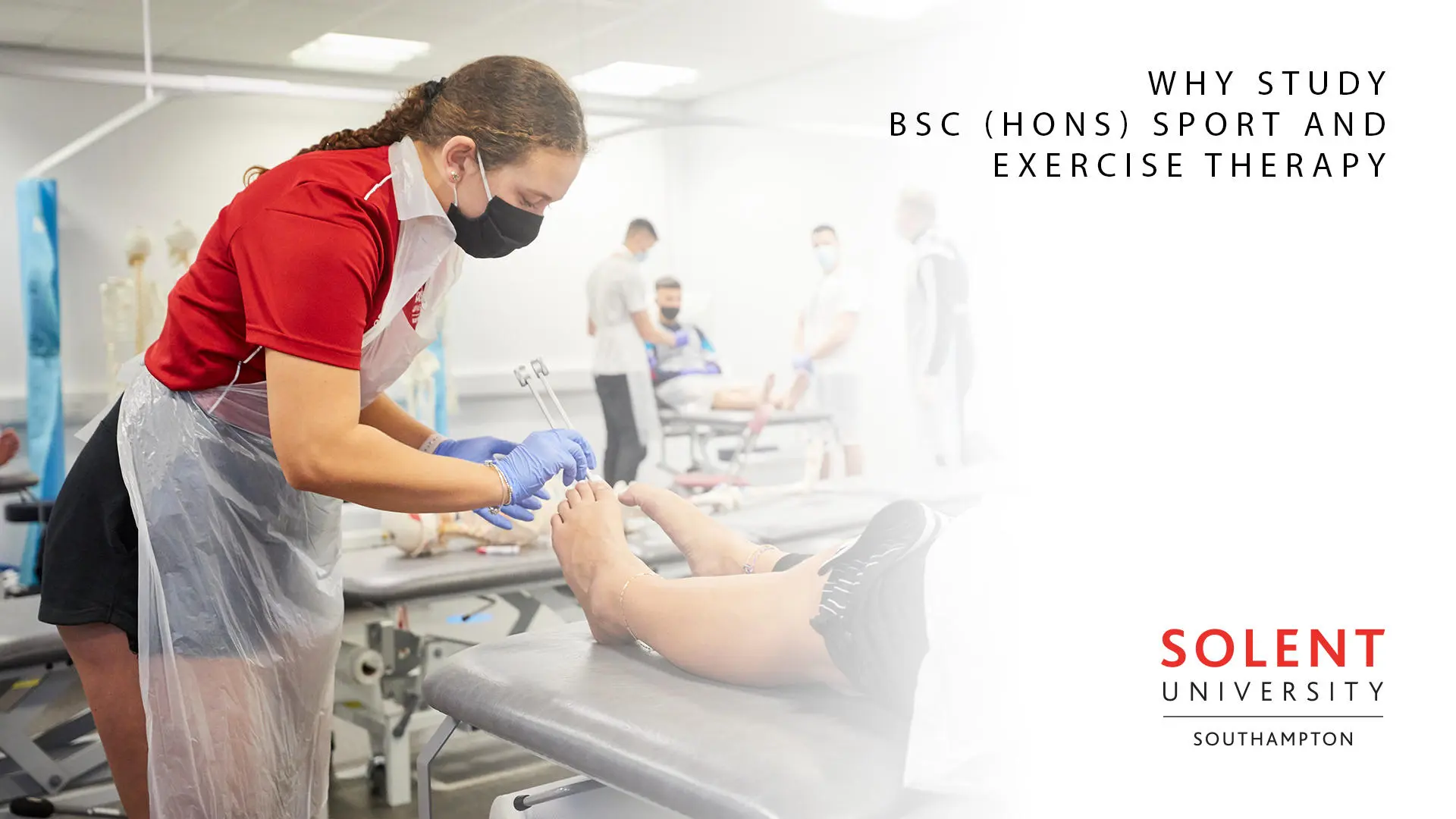 A video thumbnail of Image of student working in sports therapy