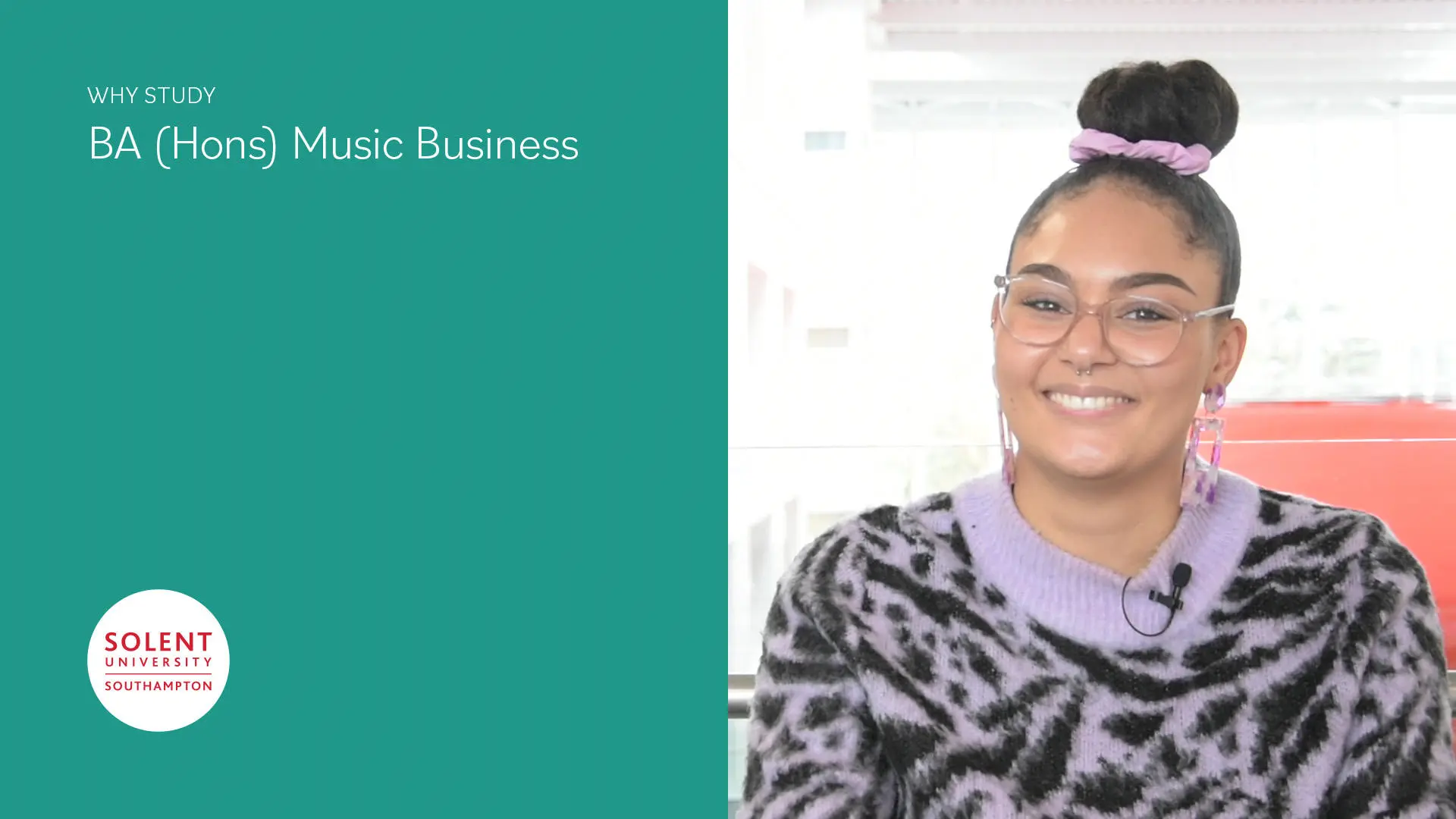 Image reads Why study BA (Hons) Music Business
