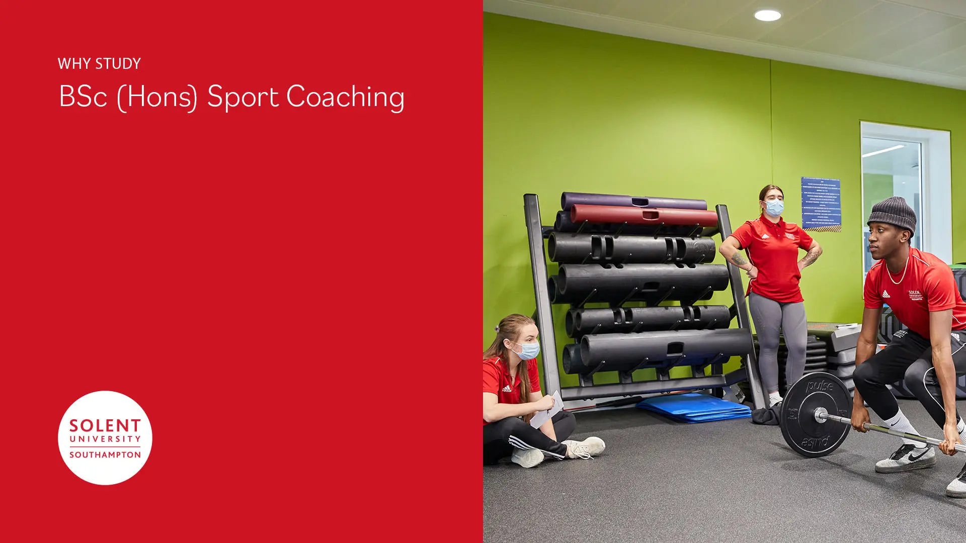 Image reads Why study BSc (Hons) Sport Coaching