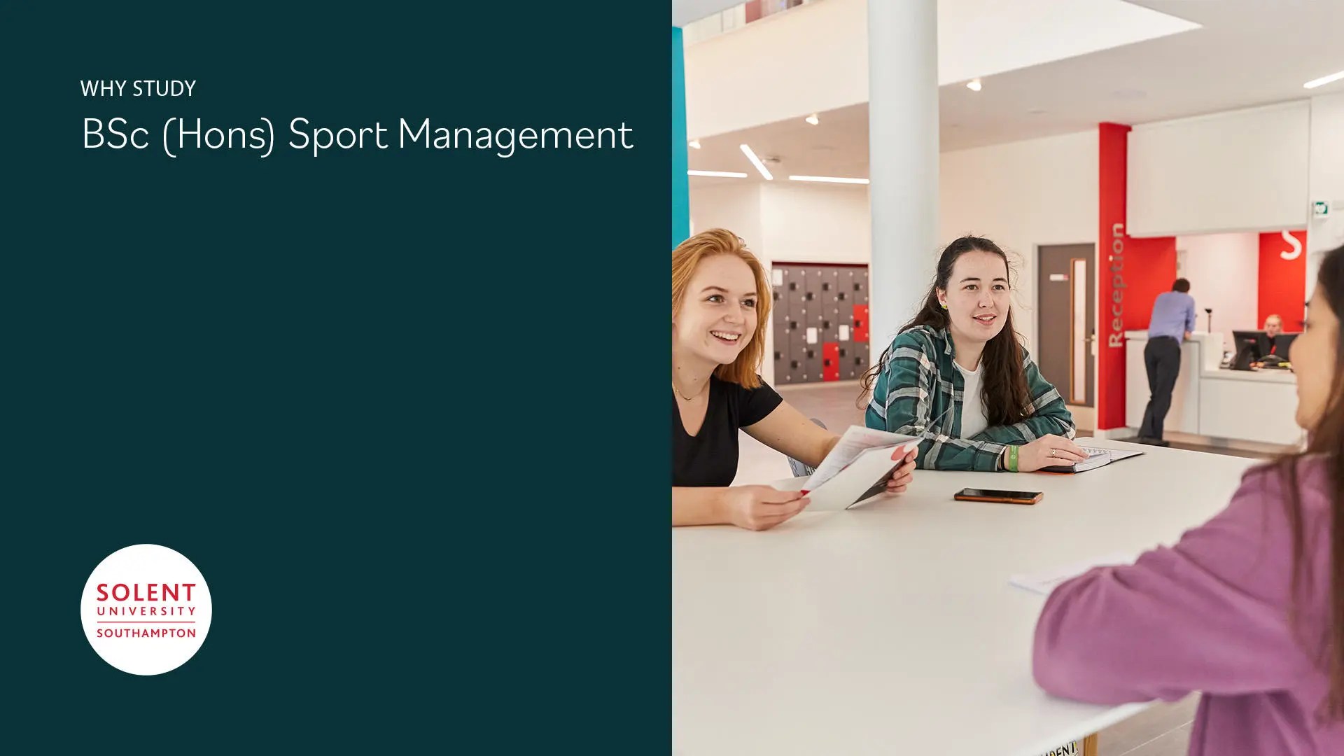 Image reads Why study BSc (Hons) Sport Management