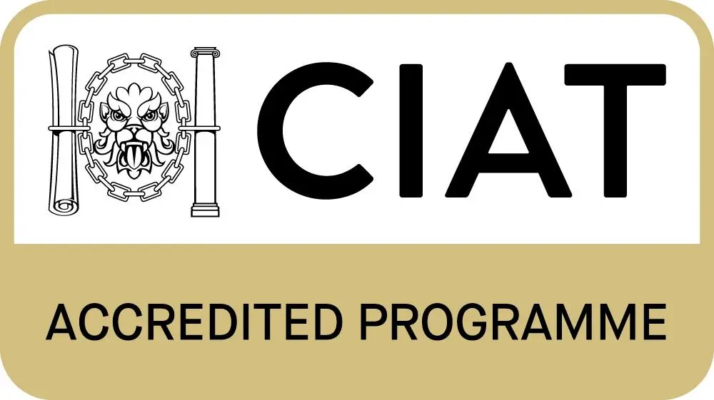 Image reads CIAT accredited programme