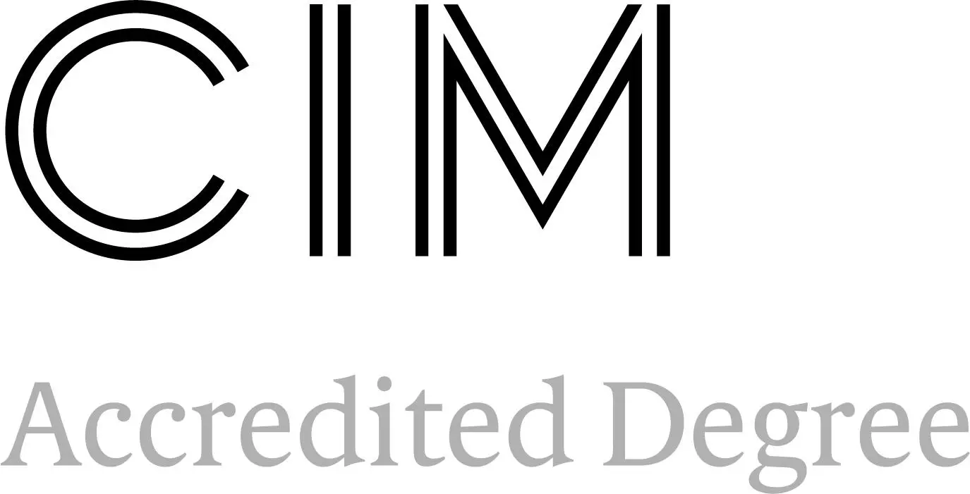 CIM accredited degree logo