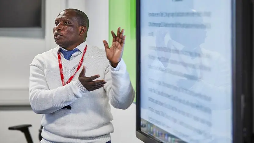 A computing lecturer