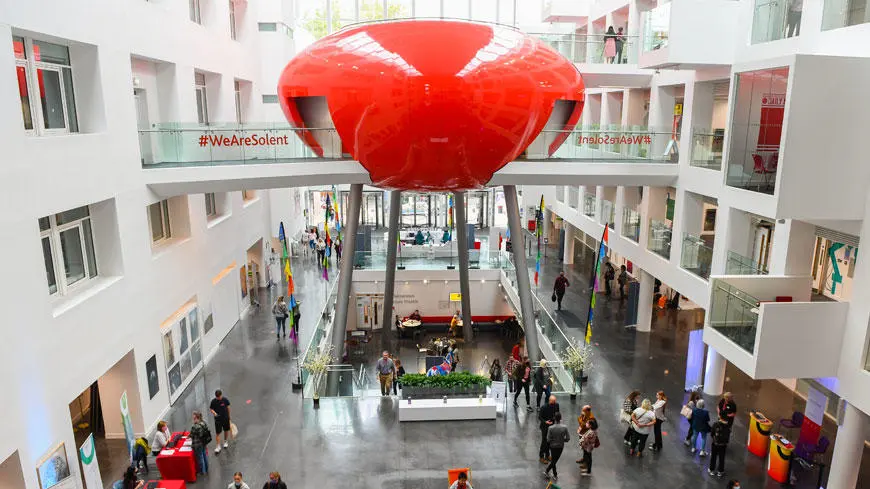 The Spark Atrium showing the Pod as the main focus