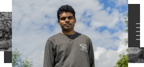Male student looking directly at the camera