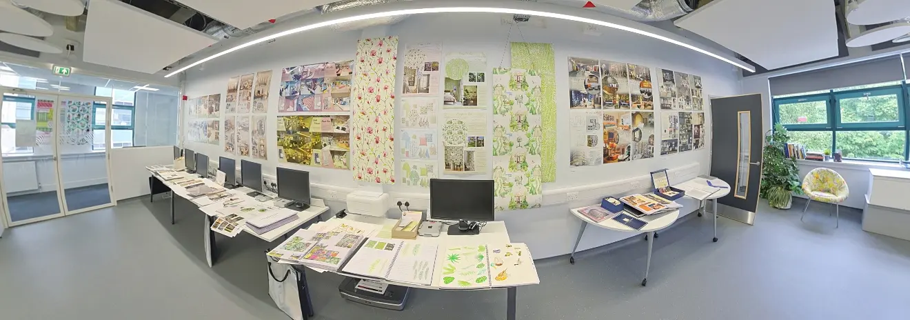 Interior design and decoration student work exhibition