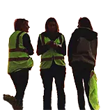 Group picture with Rachel Forrester